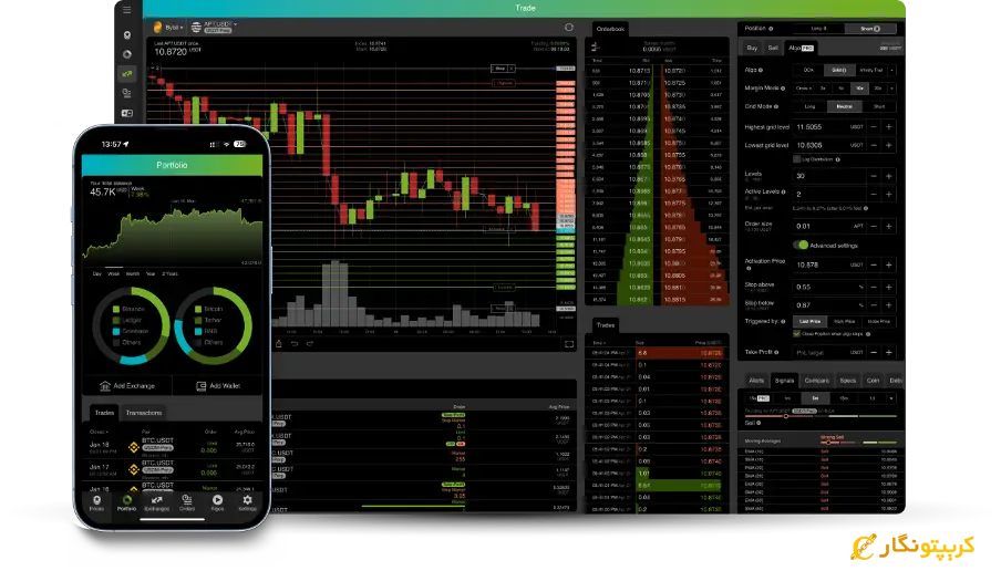 دانلود بهترین برنامه صرافی ارز دیجیتال