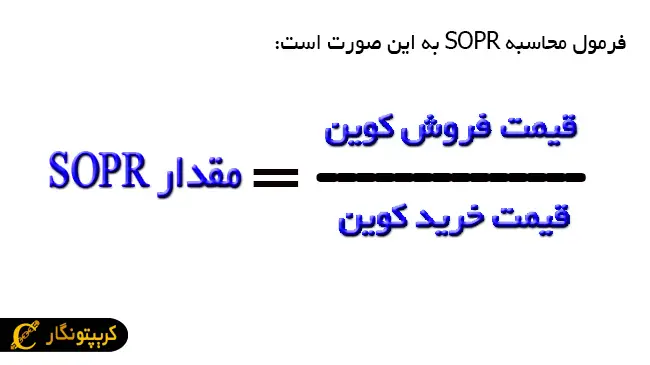 فرمول محاسبه اندیکاتور SOPR