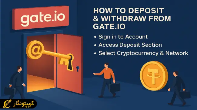 واریز و برداشت در صرافی Gate.io