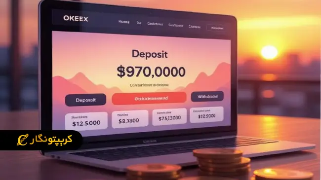 واریز و برداشت ارز دیجیتال در صرافی OKEX