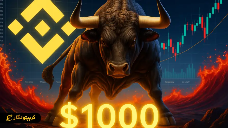 تحلیل بایننس کوین ۷ آبان ۱۴۰۴؛ نبرد BNB برای حفظ حمایت ۱۰۰۰ دلاری