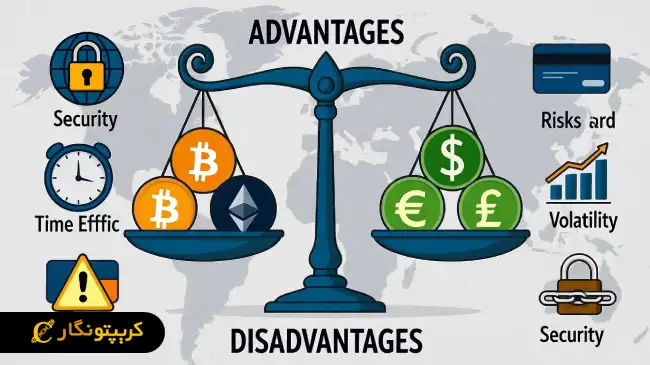 راهنمای استفاده از ارز دیجیتال در سفرهای خارجی برای ایرانیان مزایا و معایب استفاده از ارزهای دیجیتال در سفر خارجی