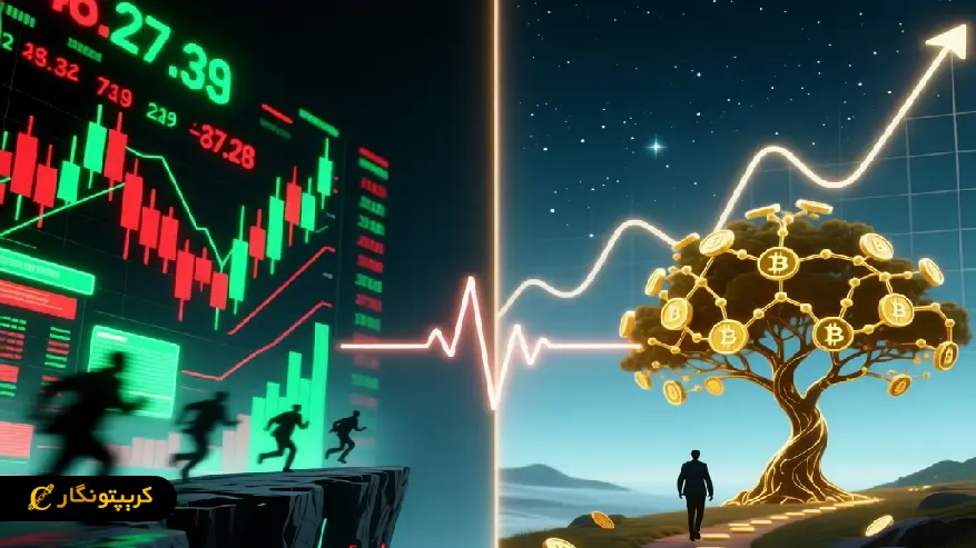 تفاوت سرمایه گذاری کریپتو به صورت کوتاه مدت و بلند مدت در چیست؟
