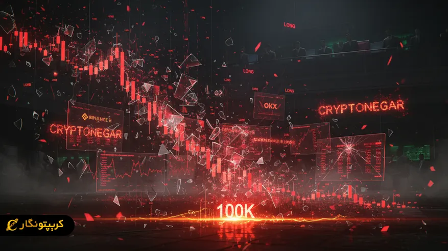 هشدار بزرگ لیکوییدیشن بیت کوین در محدوده ۱۰۰ هزار دلار