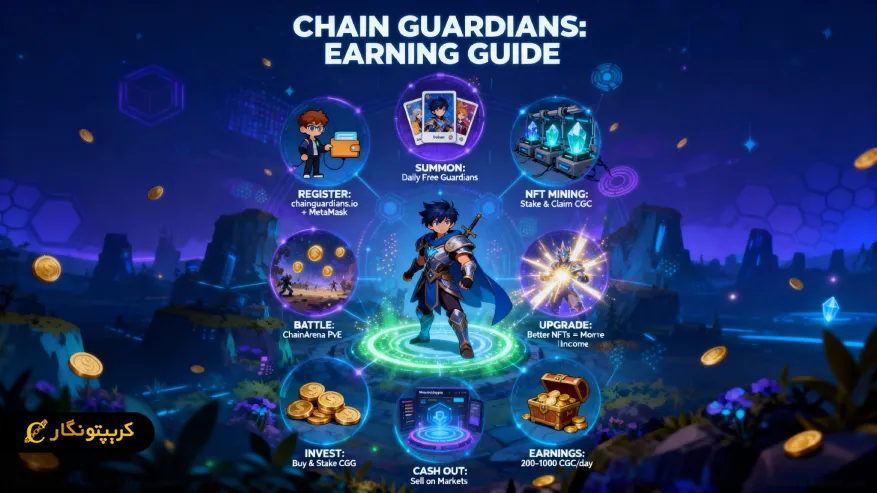 چگونه از بازی Chain Guardians کسب درآمد کنیم؟