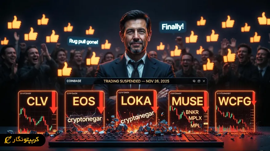 حذف آلت کوین ها توسط کوین بیس؛ ۵ رمزارز از فهرست خارج شدند!