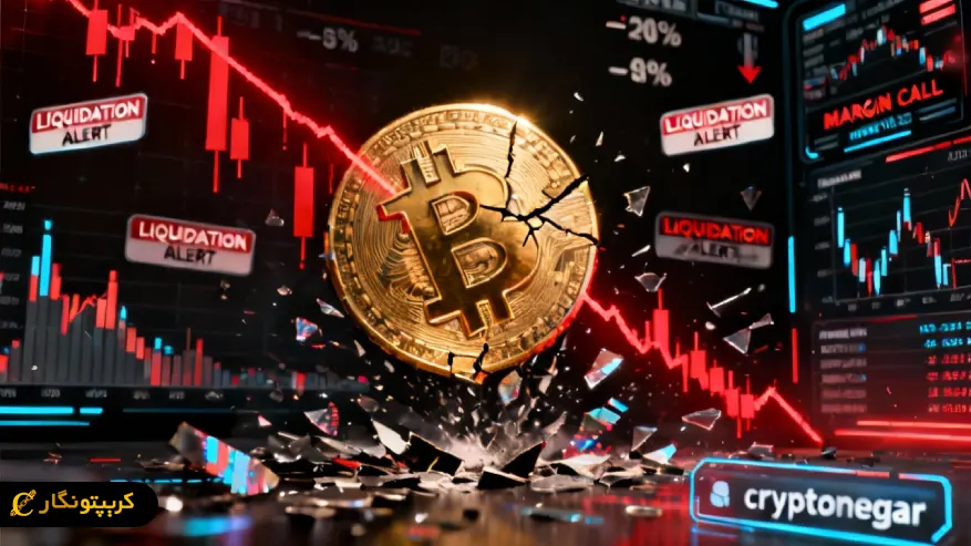 سقوط قیمت بیت کوین؛ آغاز موج ۱.۱ میلیارد دلاری لیکوئیدیشن ها