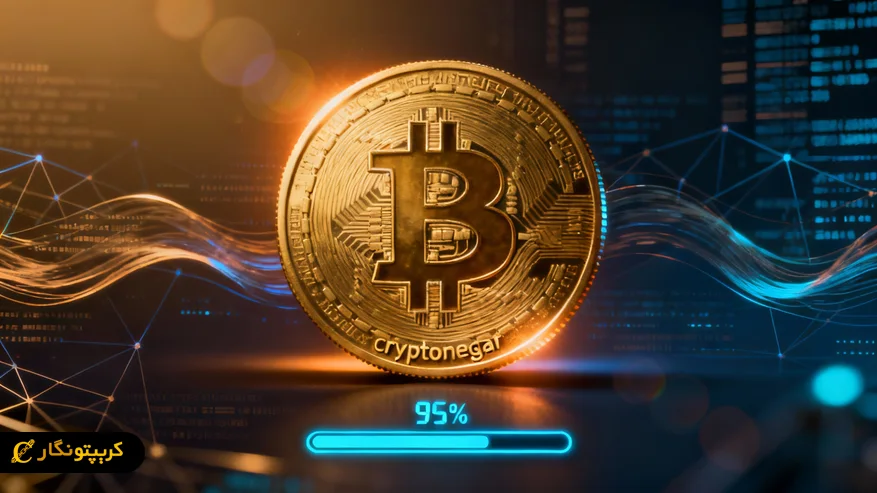 استخراج ۹۵ درصدی بیت کوین و چشم انداز بازار
