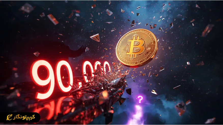 سقوط قیمت بیت کوین زیر ۹۰ هزار دلار؛ شروع جهش تازه یا ادامه ریزش؟