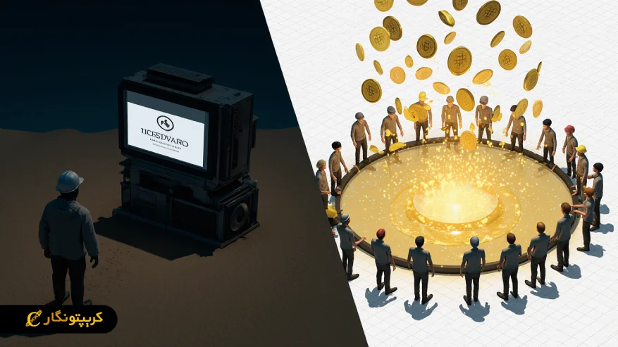 استخر ارز دیجیتال چیست؟ تفاوت استخر خصوصی و استخر عمومی ارز دیجیتال