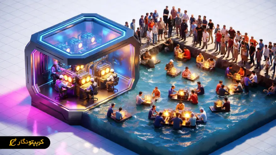 مقایسه استخرهای عمومی و خصوصی ارز دیجیتال