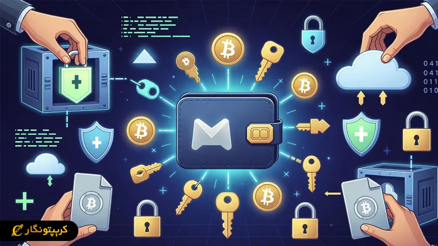 پشتیبان گیری، کلیدها و گاوصندوق ها برای حفظ امنیت