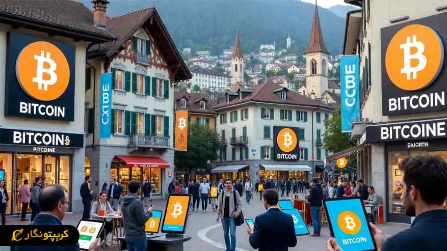 تجربه عملی سوئیس: پذیرش بیت کوین در خدمات شهری واقعی شد