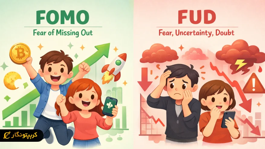 فومو و فاد در بازار ارز دیجیتال