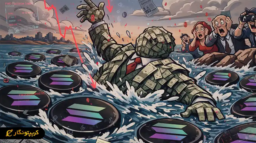 زیان ۱ میلیارد دلاری FWDI روی سولانا؛ سقوط سنگین یا فرصت خرید؟