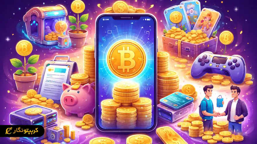 کسب درآمد از ارز دیجیتال بدون ترید؛ آموزش کاربردی روش های بدون ریسک