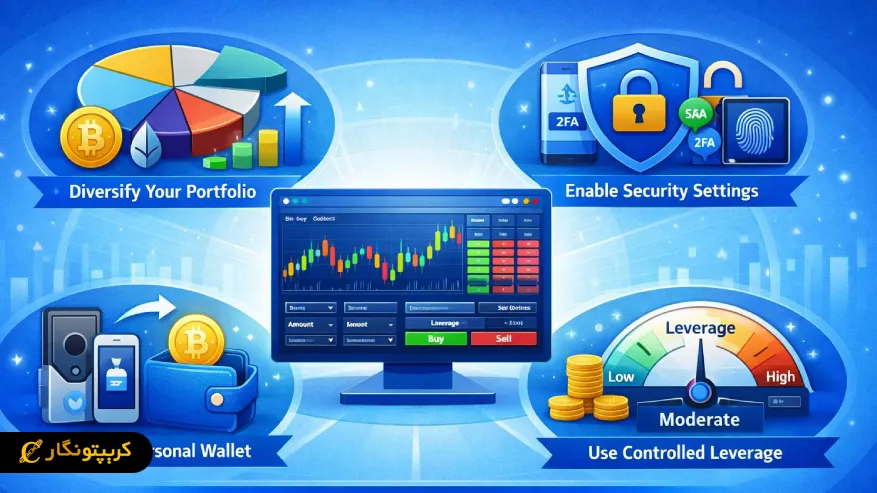 چگونه ریسک ترید در صرافی‌های متمرکز را کاهش دهیم؟