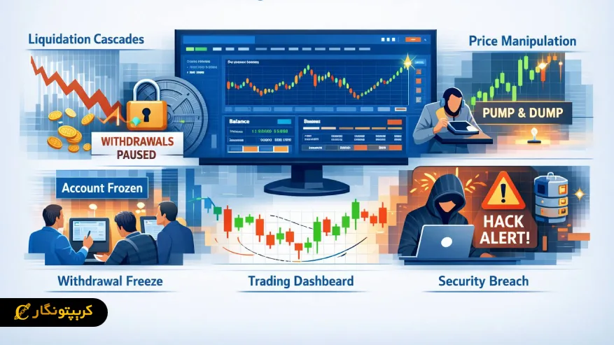 مهمترین ریسک‌ها در صرافی‌های متمرکز
