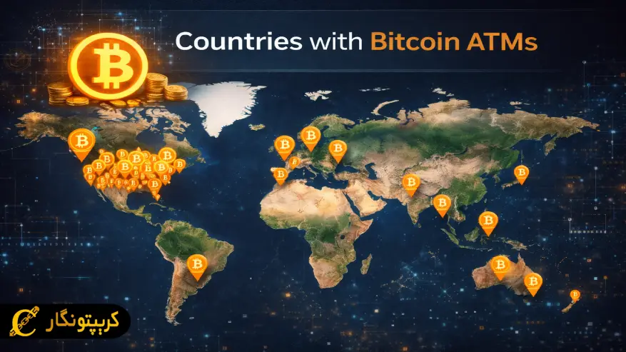 کشورهای دارای خودپرداز بیت کوین