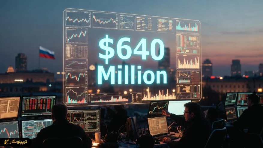 حجم معاملات ارز دیجیتال در روسیه ۶۴۰ میلیون دلار