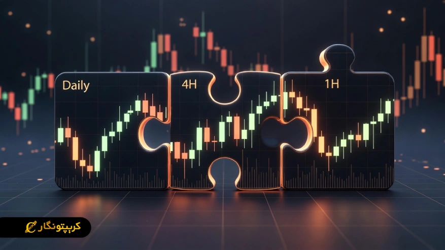 نمودار چند زمانه یکی از قابلیت های تریدینگ ویو