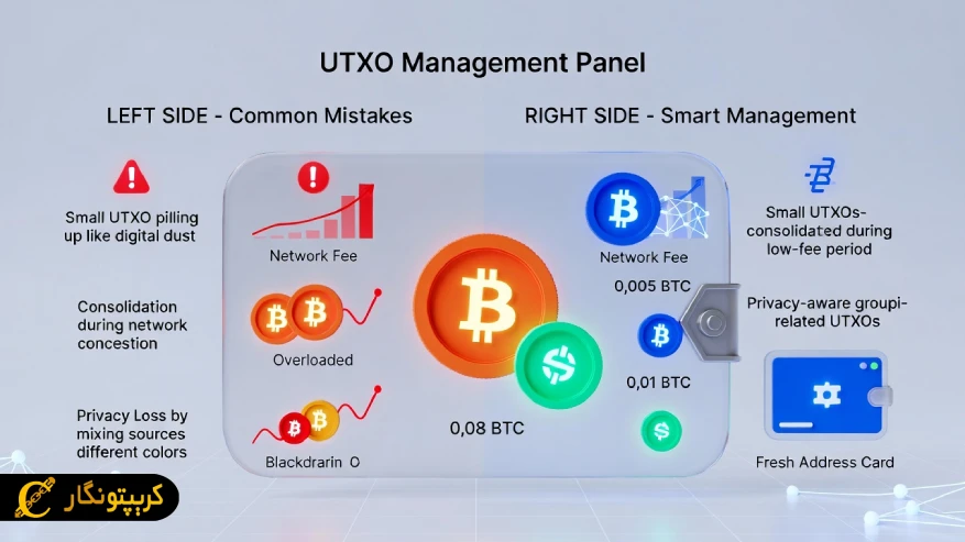 تجمیع UTXOهای کوچک