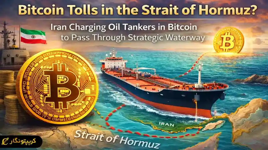 عوارض بیت کوین تنگه هرمز - ورود کریپتو به یکی از مهم ترین مسیرهای نفتی جهان