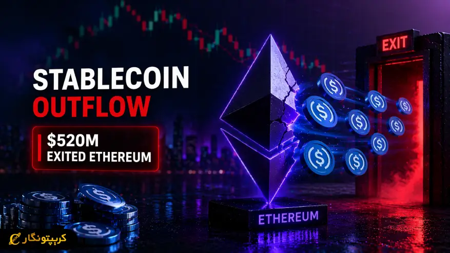 زنگ هشدار در اتریوم - خروج نیم میلیارد دلار استیبل کوین در یک روز!