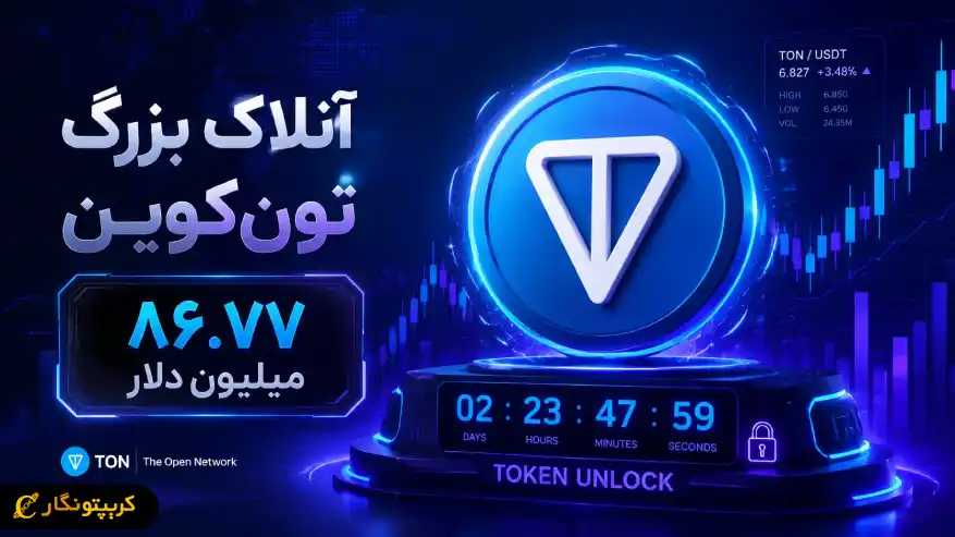 آنلاک توکن های بزرگ هفته اعلام شد - TON با ۸۶ میلیون دلار در صدر لیست