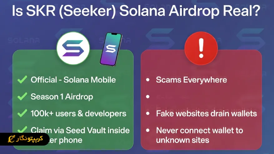 آیا ایردراپ SKR سولانا واقعی و قابل اعتماد است؟