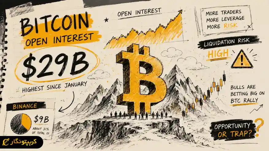 رشد Open Interest بیت کوین به اوج رسید