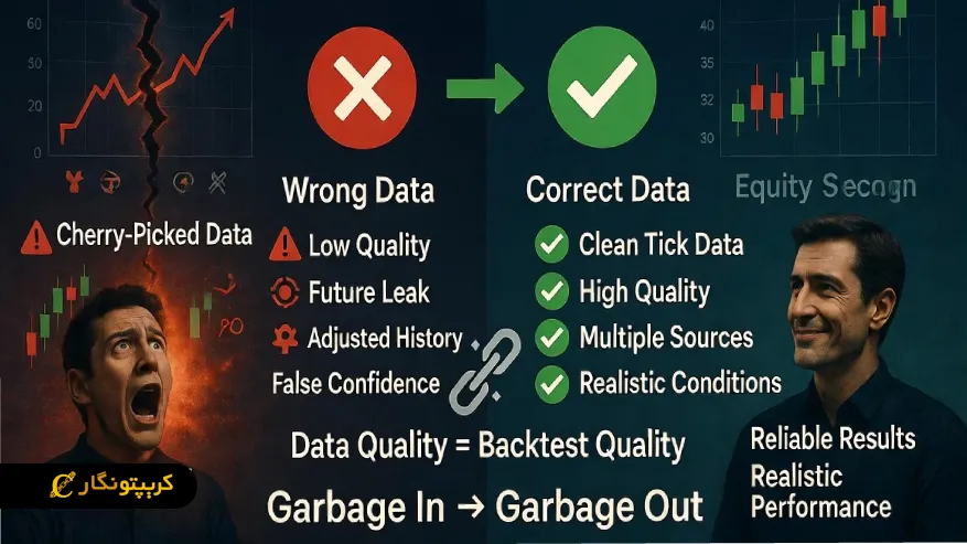 چرا انتخاب دیتای اشتباه نتیجه Backtest را خراب میکند؟