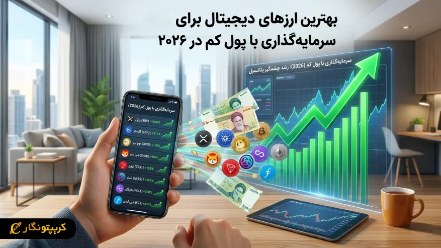 بهترین ارزهای دیجیتال برای سرمایه گذاری با پول کم 