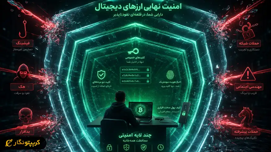 چگونه قربانی تهدیدات و حملات در کریپتو نشویم