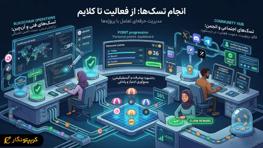 انجام تسک ها