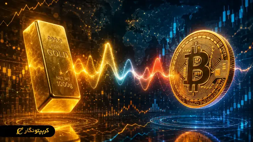 تاثیر قیمت طلا بر بیت کوین - بررسی همبستگی بیت کوین و طلا