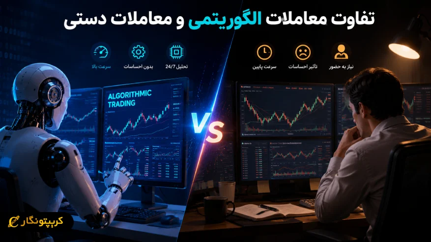 تفاوت معاملات الگوریتمی و معاملات دستی