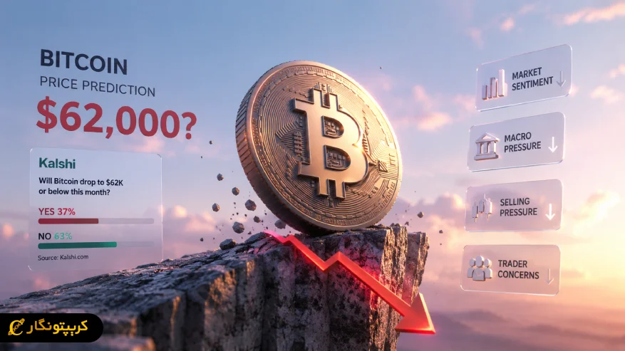 پیش بینی قیمت بیت کوین - آیا BTC تا ۶۲ هزار دلار میریزه؟