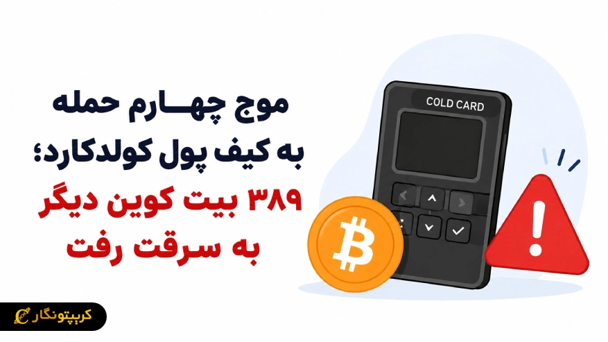 موج چهارم حمله به کیف پول کولدکارد؛ ۳۸۹ بیت کوین دیگر به سرقت رفت