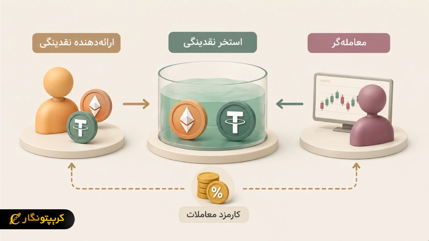 نحوه عملکرد استخر نقدینگی