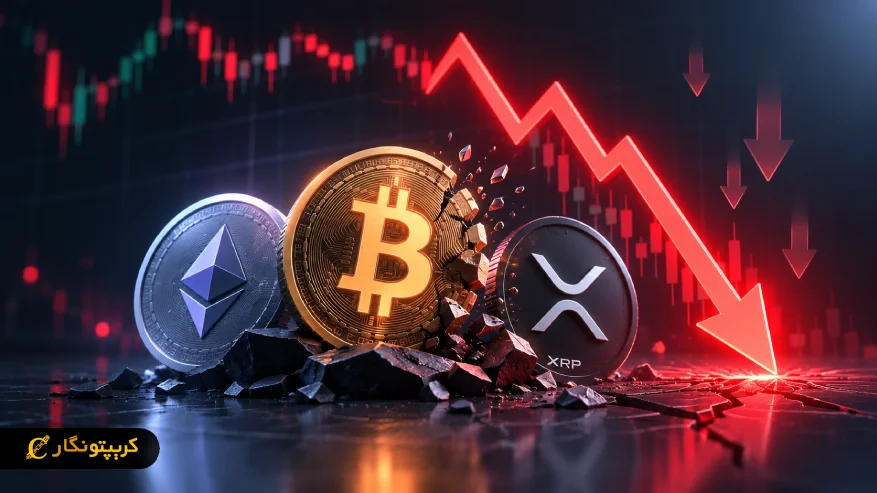 سقوط بیت کوین و لیکویید شدن ۱.۷ میلیارد دلار از معاملات کریپتو