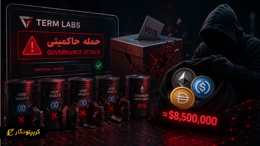 حمله حاکمیتی Term Labs و خروج ۸.۵ میلیون دلار از خزانه ها
