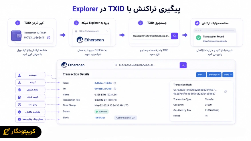 ?How do you track a cryptocurrency transaction using the TXID