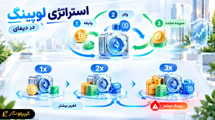 چرخه تکرار و افزایش اهرم در استراتژی لوپینگ