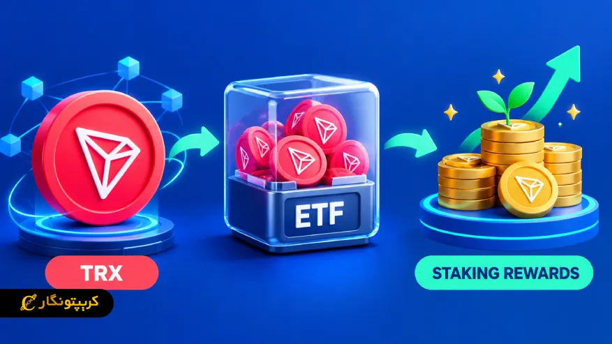 نحوه کارکرد ETF ترون TRXS و استیکینگ TRX