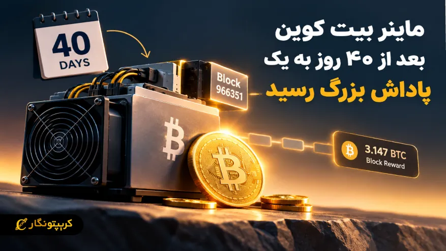 ماینر بیت کوین و استخراج انفرادی بلاک پس از ۴۰ روز انتظار