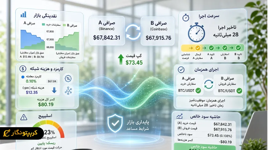 عوامل موثر در کسب سود یک فرصت  Arbitrage