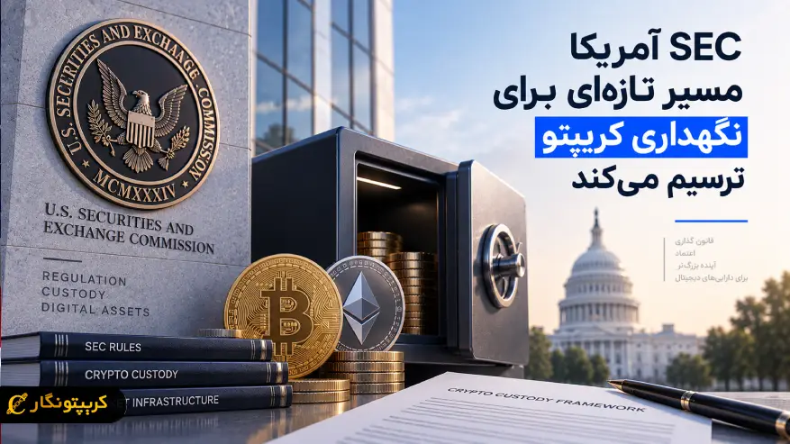 SEC آمریکا مسیر تازه ای برای نگهداری کریپتو ترسیم میکند