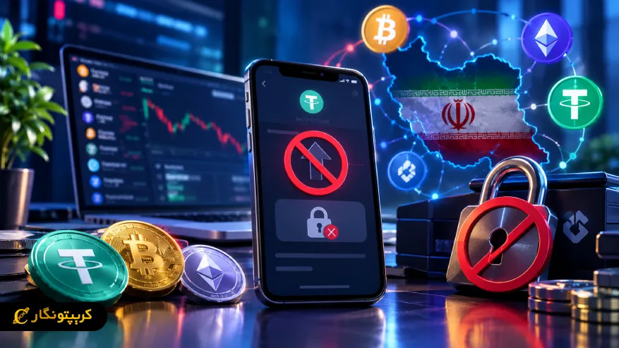 وضعیت برداشت ارز دیجیتال صرافی های ایرانی