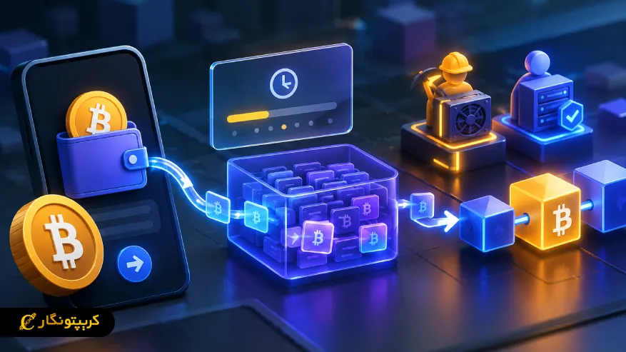 تراکنش پندینگ و نحوه پردازش آن در بلاکچین